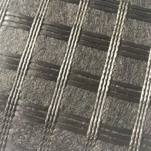 Geogrid de fibra de vidro com geotêxtil